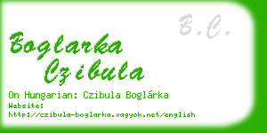 boglarka czibula business card